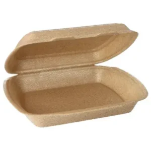 Matboxar med lock, XPP odelad 7 cm x 20,5 cm x 24 cm beige